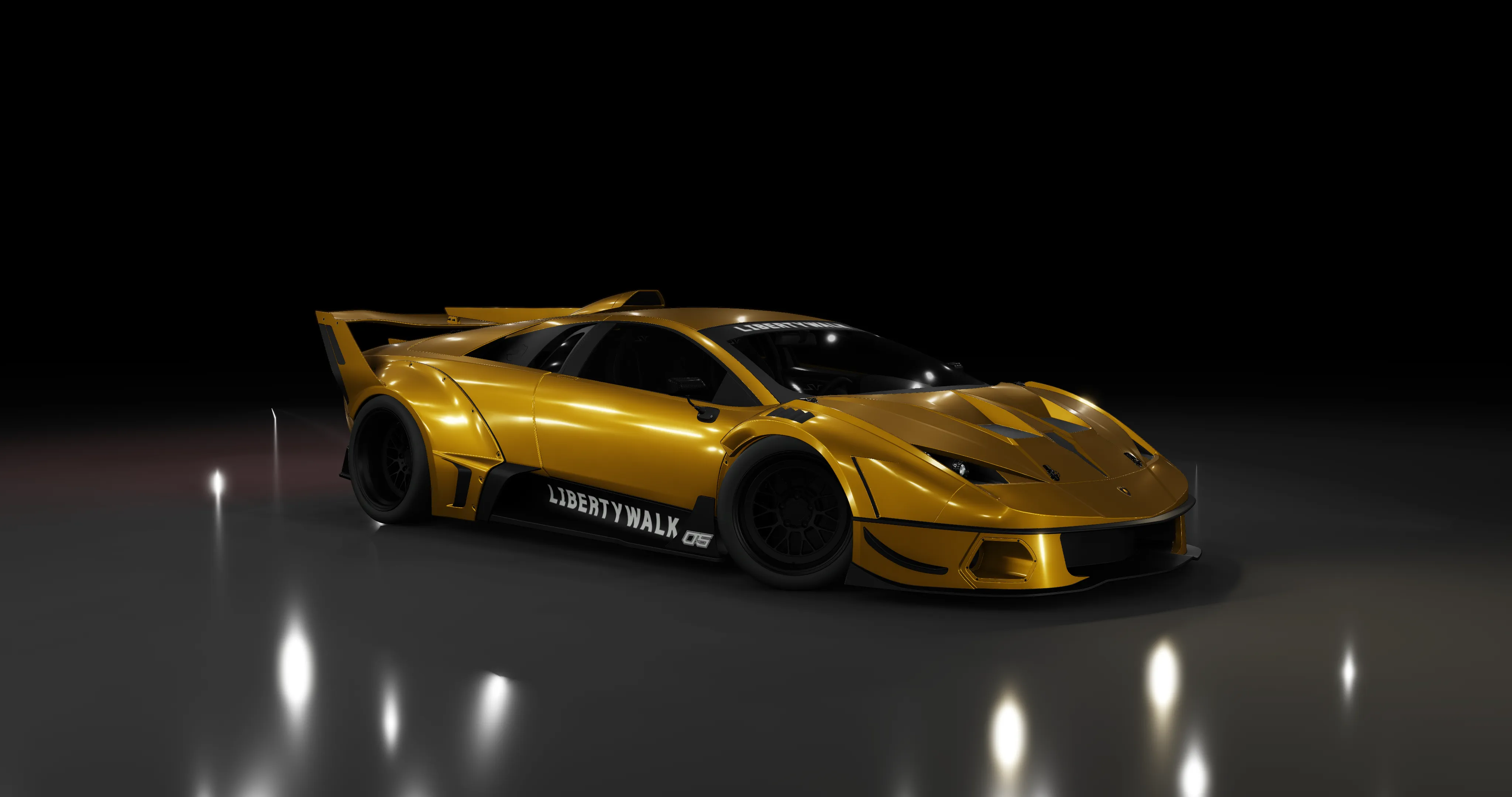 2009 Lamborghini Murcielago SV LBWK Silhouette